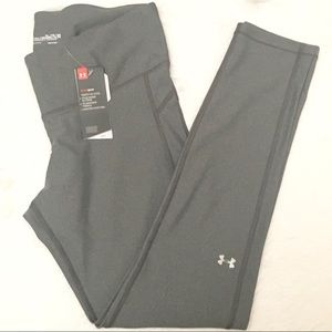 Womens Gray Under Armour Cropped Leggings